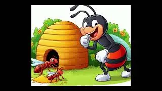 The Lazy Ant & Hardworking Bee | Latest English Moral Story | Best Stories for Kids | Bedtime Story