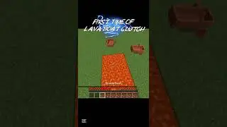 First Time Of Lava Boat Clutch #minecraft #aimassit #clutchmoment #boat #mc #gamer #foryou