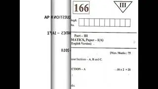 AP inter 1st Year Maths 1A 1st year 2021 to 2015 Question Papers IPE.plz subscribe to my channel.