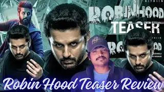 Robin Hood Treaser review actor by Nitin director by Venky kudumula Sri Leela BGM GV Prakash