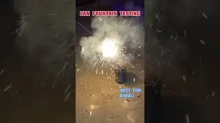 Mori Mojito Fountain Fireworks Test &ndash; Raat Ko Chamkaane Wala Show #fireworks #diwali #2024 #shorts