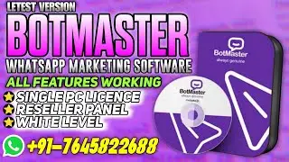 Botmaster Latest Version | Ultimate Free WhatsApp Marketing | Bot Master WhatsApp sender