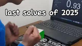 My last solves of 2025!