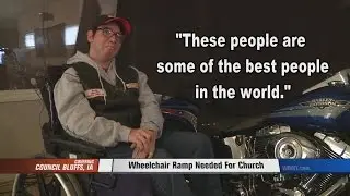 Young Man With Cerebral Palsy Works to Get Wheelchair Ramp in Church