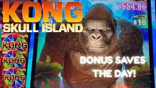 This Kong Skull Island Slot Made Us SWEAT... Then PAID OFF!