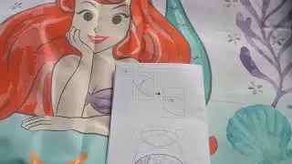 Bright Starts- The Little Mermaid Activity Gym & Tummy Time Water Playmat