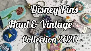 Disney Pin & Backback HAUL ft. Vintage Pins