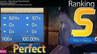 Arcane - Blending Point [Hard] No-mod SS [3.67*, 71pp, 1st SS ever]