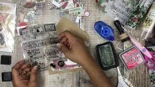 Christmas Envelope Mail Art