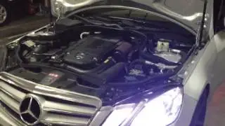 NHBM Mercedes-Benz W212 E200 CGI Turbo intake sound clip