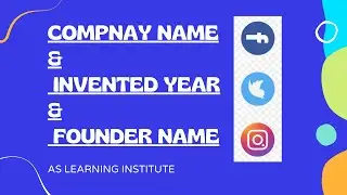 Company Name &  Invented Year & Founder Name || Computer
