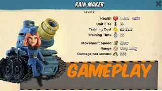 Rain maker gameplay boom Beach| supercell