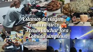 Comprinhas para viagem+arrumando as malas+fomos passear+Fomos no circo 🎪