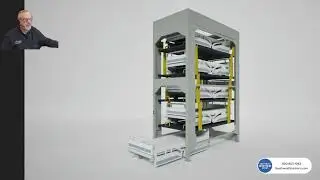 Bed Stacker Lift Hospital Storage System