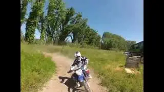 Training day with Randy De Puniet : TTR 125. Good memories