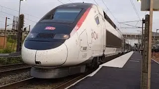 D&eacute;part du TGV inOui 7304 en gare de B&eacute;thune-6 Juin 2023