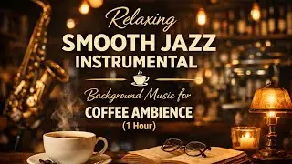 Relaxing Smooth Jazz Instrumental ☕ Background Music for Coffee Ambience (1 Hour)