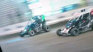 FLIPPING OUT OF THE TRACK! 2025 TULSA SHOOTOUT STOCK NON WING HEAT RACE 16