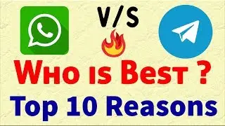 WhatsApp vs Telegram - Who is Best in 2020? Top 10 Reasons | Massive Comparison | Som Tips