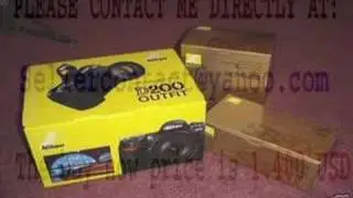 Nikon D200 10.2 Megapixel NEW!!