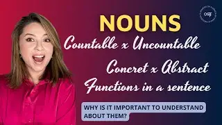 All About Nouns: English Grammar for adults| Drielle Paetznick