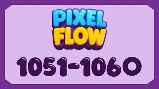 Pixel Flow - Level 1051 to 1060 #pixelflow #walkthrough
