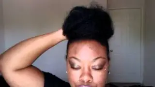 MsVaughn Inspired Messy High Bun