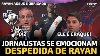 JORNALISTAS SE EMOCIONAM E SE DESPEDE DO RAYAN 