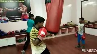 Baskar's sports centre. Kk nagar ,madurai   16th year Summer Boxing camp training prctice todayon25/