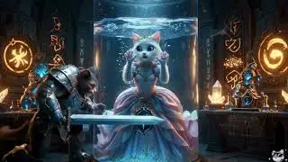 Cat Warrior Breaks the Glass to Save His Princess 💥💞