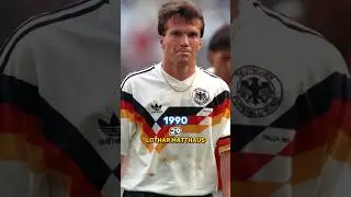 West Germany 1990 FIFA World Cup Winners Then And Now⭐️ #shorts