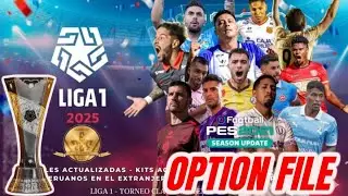 PES 2021 al 2026 OPTION FILE PS4 PS5 PC LIGA 1 PERU NUEVA TEMPORADA