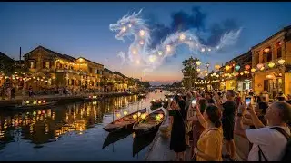 A Dragon Comes Alive in Hoi An | Night Festival by the River.