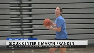SportsZone Girls Basketball Player Of The Week: Sioux Center's Maryn Franken