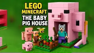 LEGO Minecraft The Baby Pig House Review 🐷 | Ultimate Gift for Kids & Minecraft Fans!