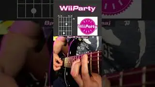 Wii Party Theme - Nintendo | Guitar Cover (With Chords) | #shorts