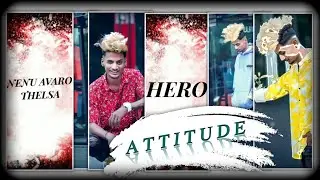 Best attitude WhatsApp status video editing in Alight motion in Telugu funky boy funny attitude