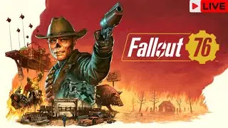 Fallout 76 SOLO PLAY Live Stream | Quests, Events & Progression