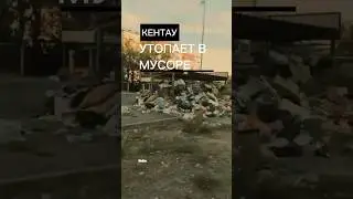 Кентау утопает в мусоре. Когда наконец власти города решат эту проблему!? #rinkar #kentau #кентау