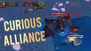I met a fan while fighting alliance paladin