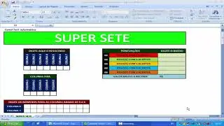 Planilha Super Sete Com 5 Colunas Fixas Em 100 Jogos