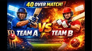 LIVE: Stoom vs The Ultimate | 40 Overs Match Today | Live Cricket Score & Commentary | #livematch