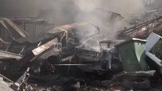 Destruction in Beirut suburb after Israeli strikes