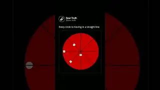 Optical illusion of circles moving in a straight line   Brusspup #relativity  #cosmos #spaceandtime