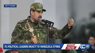 Florida leaders react to US military raid removing Maduro