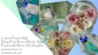 #PassionnartNZ Deep Casting Flowers Colour Passion NZ
