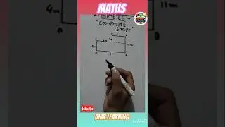 Perimeter of Composite Shapes 💯 || Full explanation || Dhir learning ✨ || #shorts #maths #like