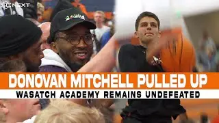 Donovan Mitchell pulled up to watch undefeated Wasatch!