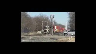 NS 4427 at Laporte, Indiana #patstrainvideos #railfan #trainwatching #locomotive  #railroad