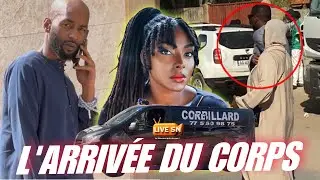 Alkhou Akbar😭 Lev&eacute;e du corps de Halima Gadji oH Ndeysan L&rsquo;arriv&eacute;e tr&egrave;s triste de sa fille&hellip; #livesn 
